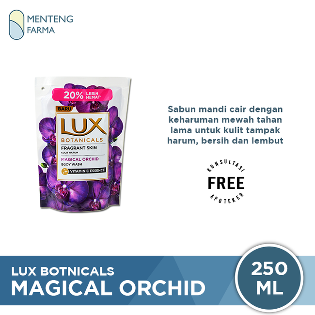 Lux Botanicals Sabun Mandi Cair Magical Orchid 250 ML - Menteng Farma