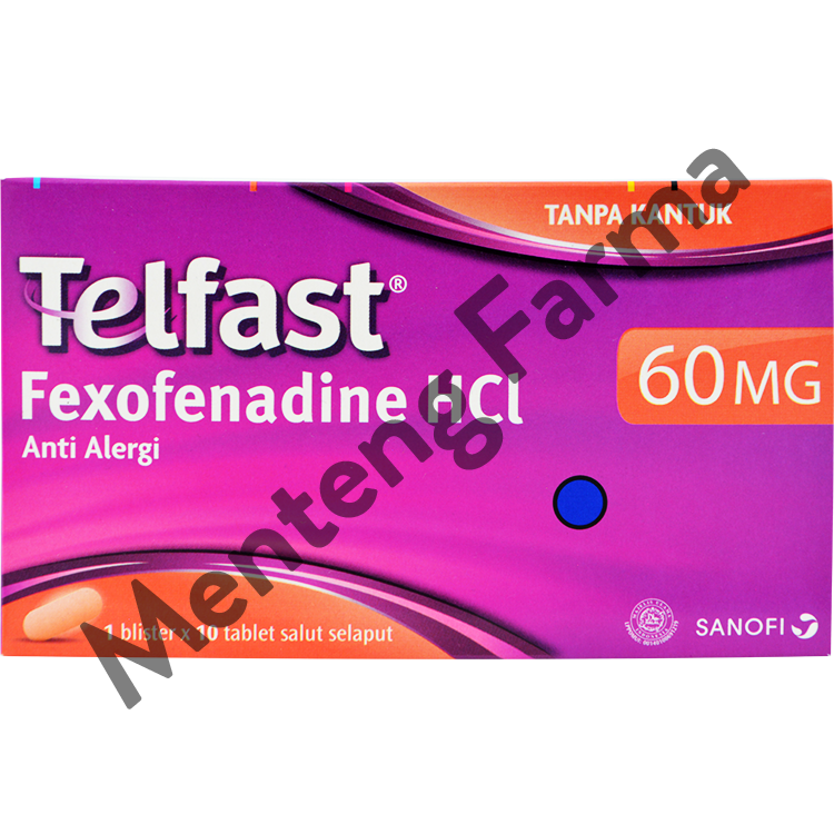 Telfast 60 Mg 10 Tablet - Obat Rhinitis Alergi - Menteng Farma