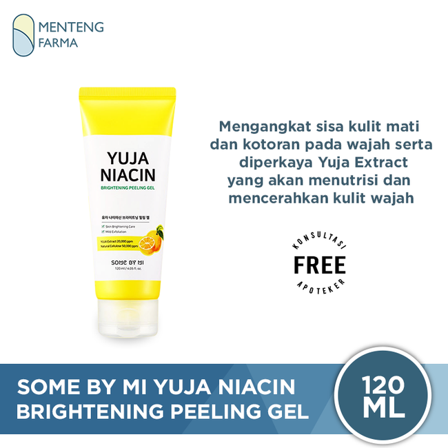 SOME BY MI Yuja Niacin Brightening Peeling Gel 120 mL - Menteng Farma