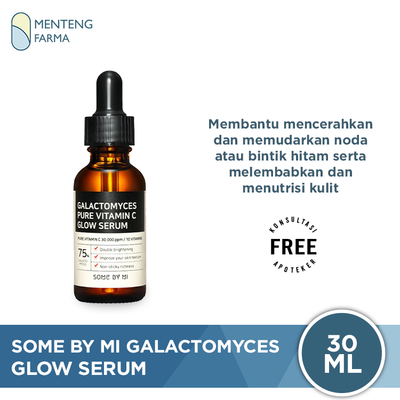 SOME BY MI Galactomyces Pure Vitamin C Glow Serum 30 mL - Serum Pencerah Kulit Kusam - Menteng Farma