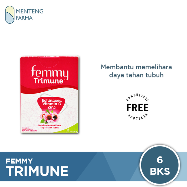 Femmy Trimune 6 Sachet - Memelihara Daya Tahan Tubuh - Menteng Farma