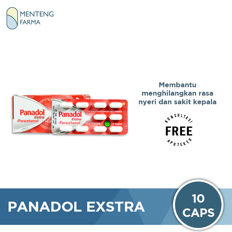 Panadol Extra - Meredakan Sakit Kepala dan Sakit Gigi - Menteng Farma