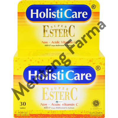 Holisticare Ester C 30 Tablet - Suplemen Vitamin C & Daya Tahan Tubuh - Menteng Farma