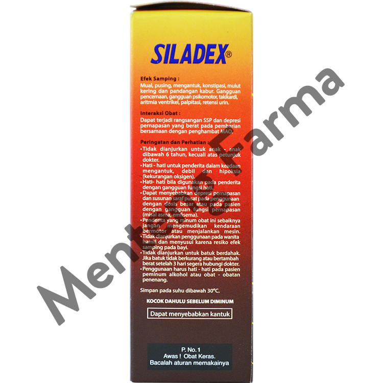 Siladex Antitussive (Siladex Batuk Tidak Berdahak) 60 mL - Menteng Farma