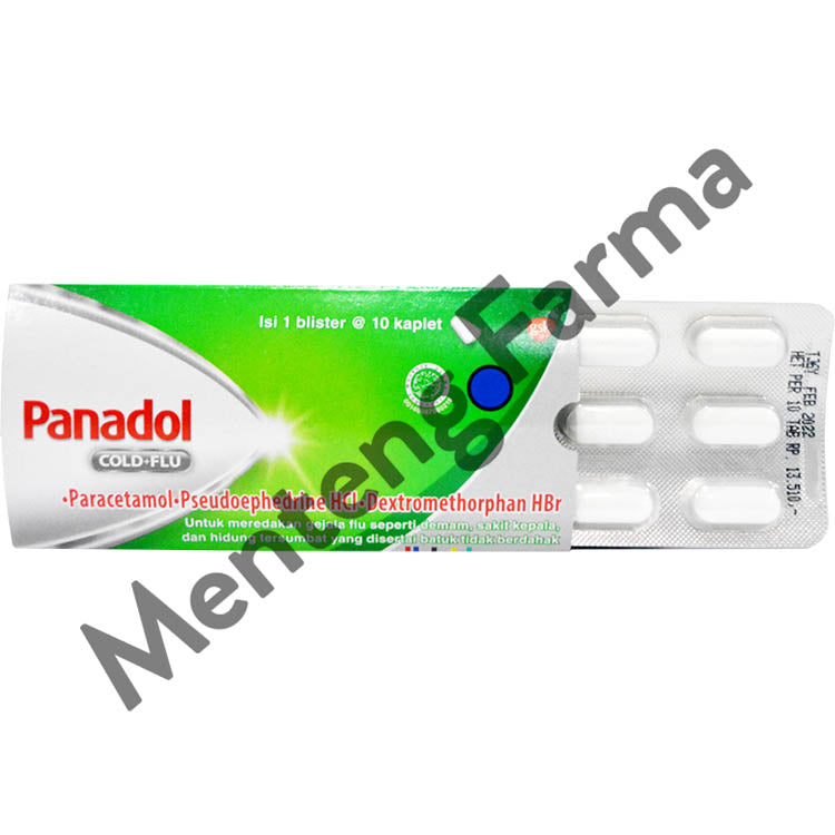 Panadol Cold & Flu - Membantu Meredakan Batuk, Pilek, dan Flu - Menteng Farma