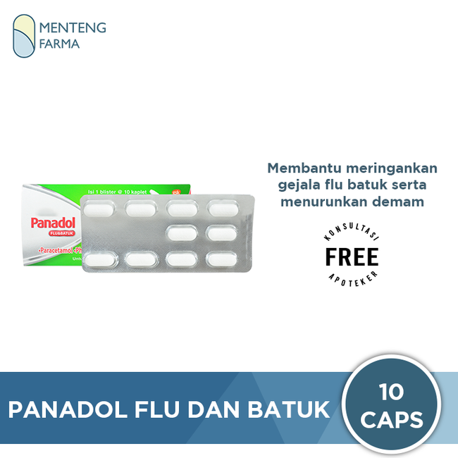 Panadol Flu dan Batuk - Meredakan Flu dan Batuk - Menteng Farma