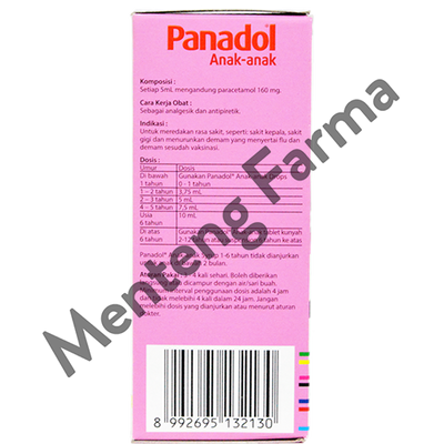 Panadol Anak-Anak Paracetamol - Menteng Farma