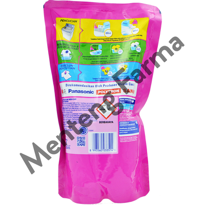 Vanish Cair Pink Pouch 750 mL - Penghilang Noda Pakaian Putih dan Bewarna - Menteng Farma