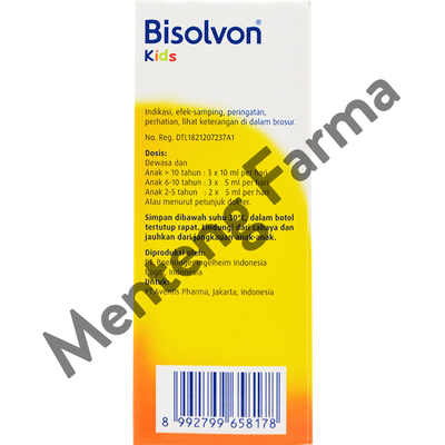 Bisolvon Kids Sirup 60 ML - Obat Pereda Batuk Anak - Menteng Farma