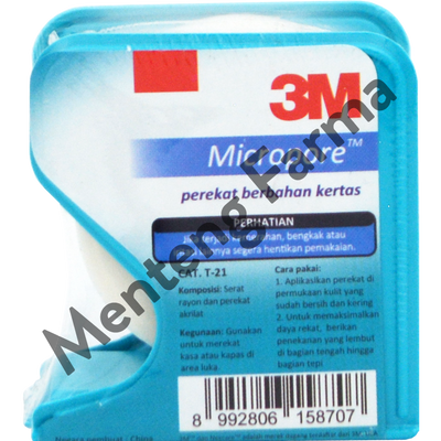 Plaster Roll 3M Nexcare Micropore 1 In x 9.1 m - Plaster Perban Luka - Menteng Farma