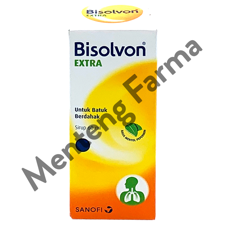 Bisolvon Extra Sirup 60 ML - Pereda Batuk dan Mengencerkan Dahak - Menteng Farma