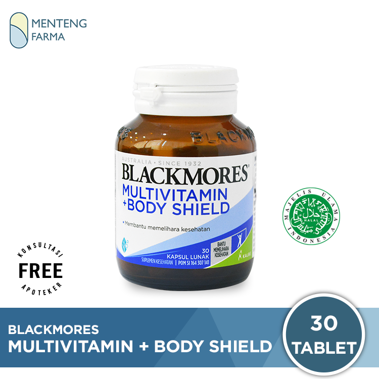 Blackmores Bio Ace Excell / Multivitamin + Body Shield 30 Kapsul - Menteng Farma