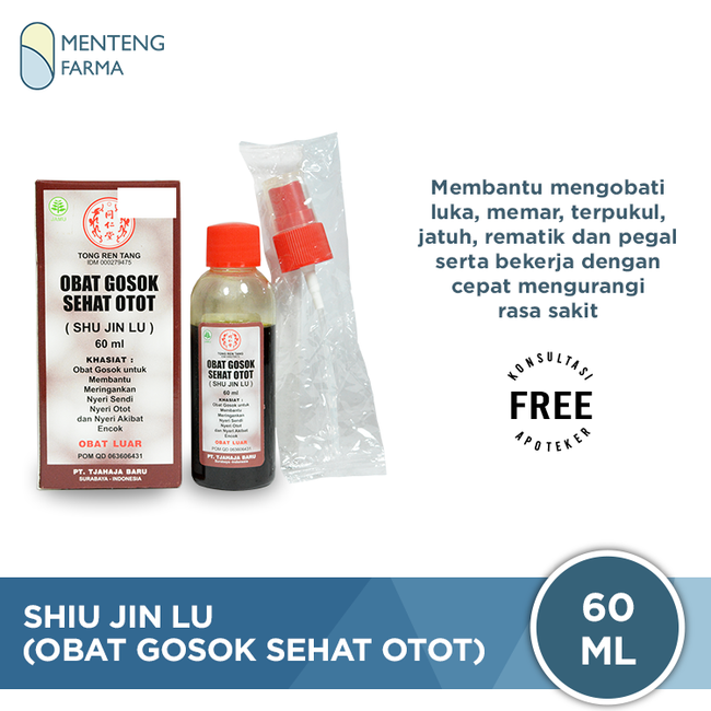 Shu Jin Lu (Obat Gosok Sehat Otot) - Menteng Farma