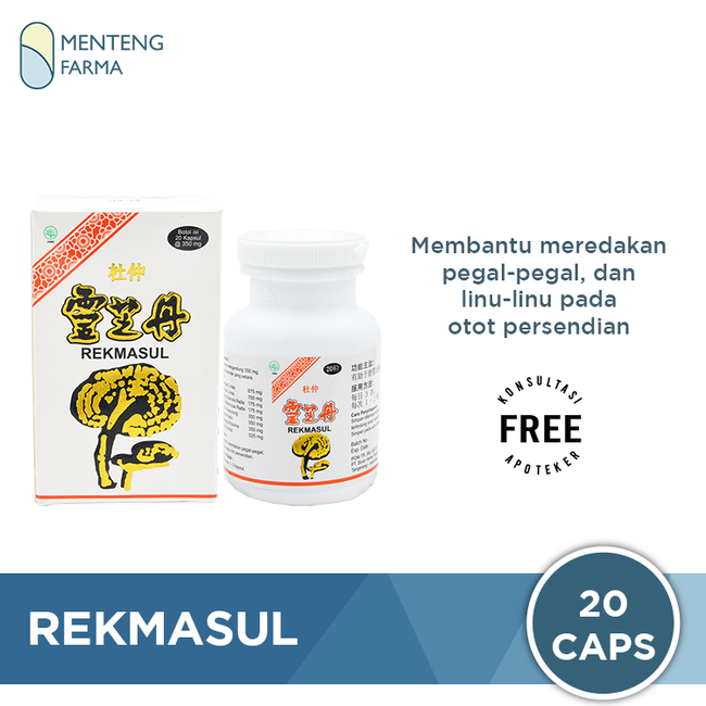 Rekmasul (Lin Chee Tan) - Obat Rematik, Sakit Pinggang, Pegal Linu - Menteng Farma