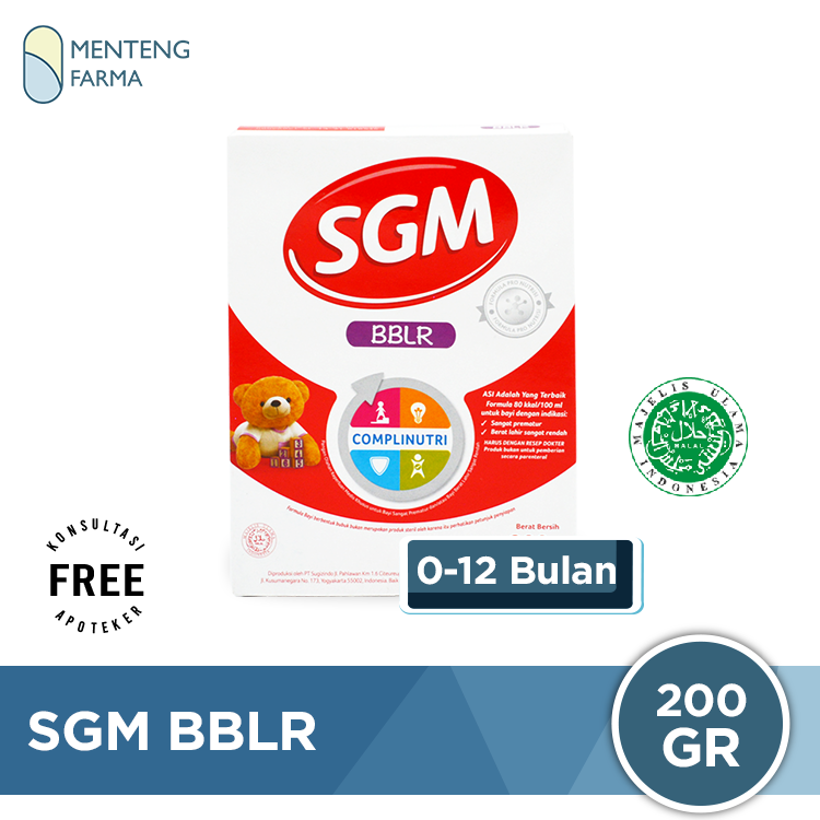 SGM BBLR Susu Formula Bayi Prematur dan Berat Lahir Rendah 200 Gr - Menteng Farma