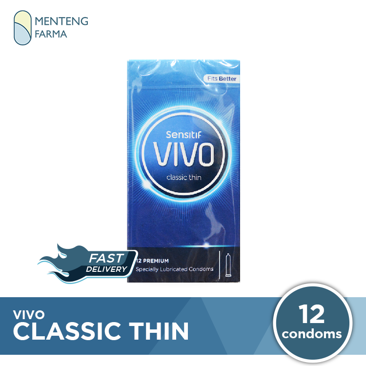 Kondom Vivo Classic Thin Isi 12 - Menteng Farma