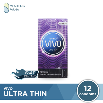 Kondom Vivo Ultra Thin Isi 12 - Menteng Farma