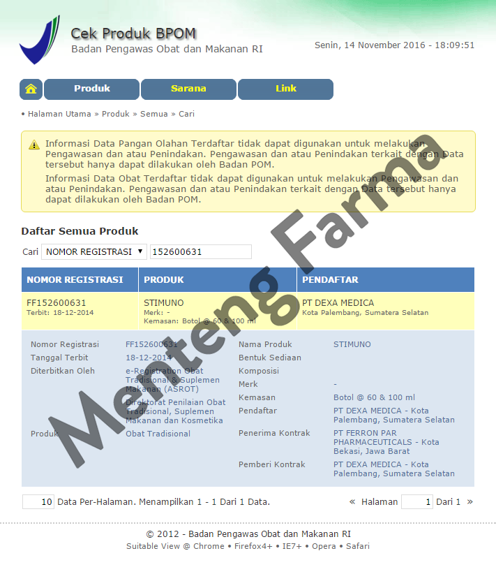 Stimuno - Suplemen Daya Tahan Tubuh - Menteng Farma