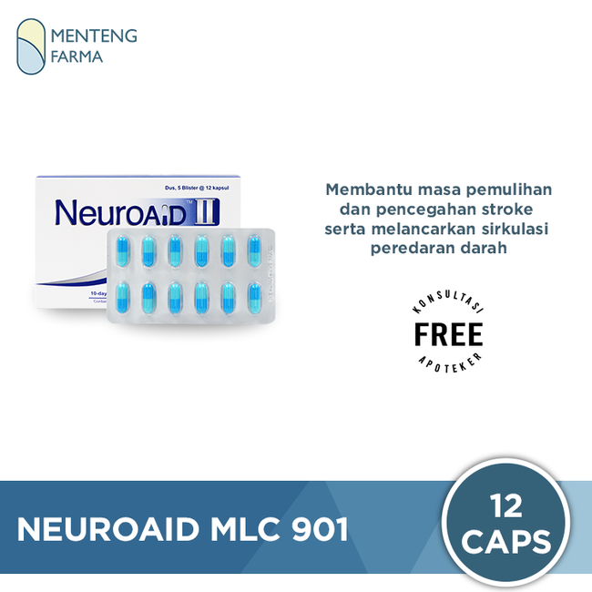 Neuroaid II (MLC 901) Strip 12 Kapsul - Menteng Farma