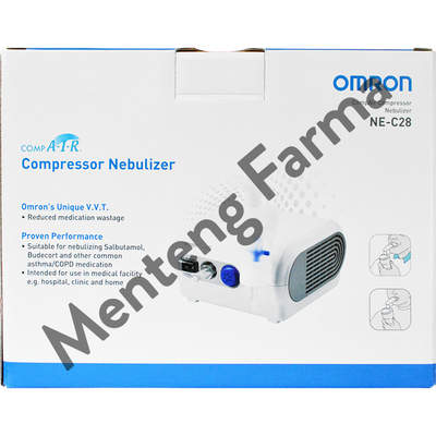 Omron Nebulizer NE C28 - Alat Uap Pernapasan / Alat Inhalasi Portable - Menteng Farma