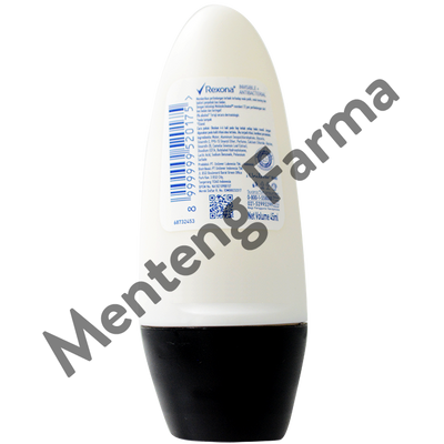 Rexona Anti-Perspirant Deodorant Roll On Invisible + Antibacterial 45 ML - Anti Noda Pada Pakaian - Menteng Farma