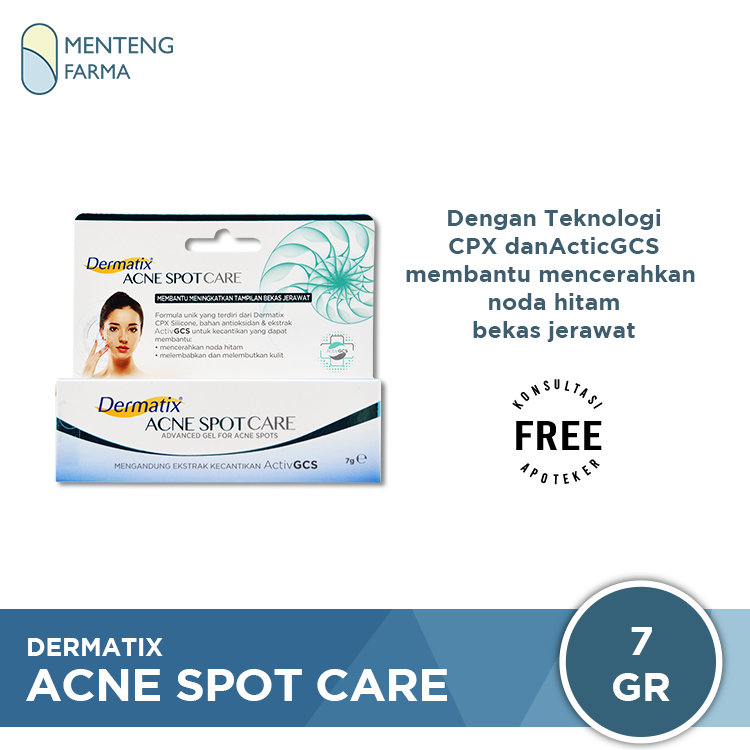 Dermatix Acne Spot Care 7 gr - Krim Perawatan Bekas Jerawat - Menteng Farma