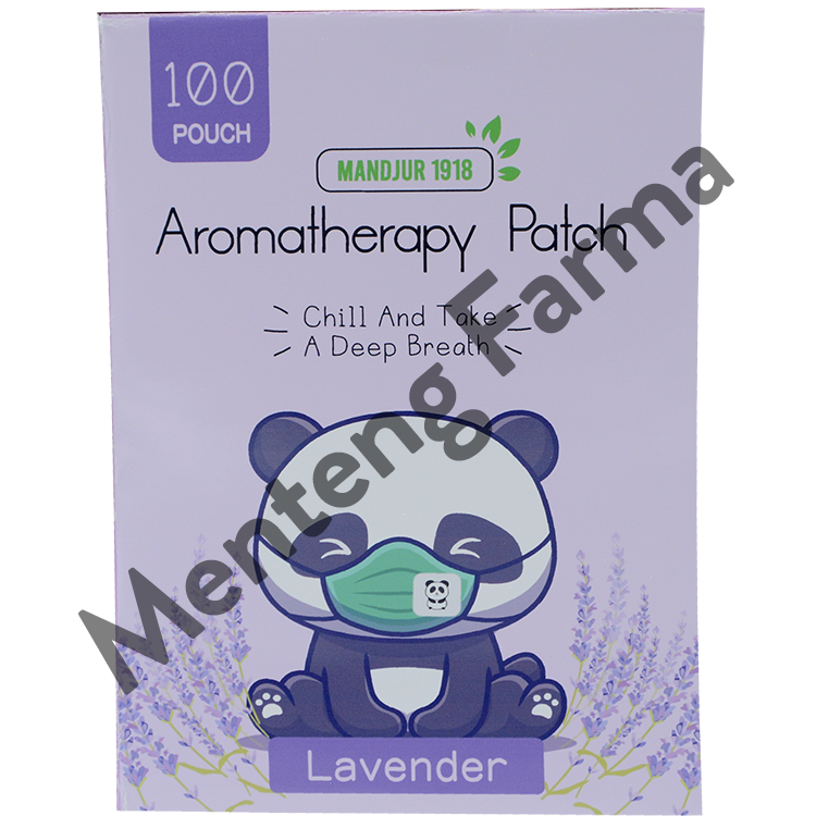 Mandjur 1918 Aromatherapy Patch Lavender Sachet (12 Patch) - Menteng Farma