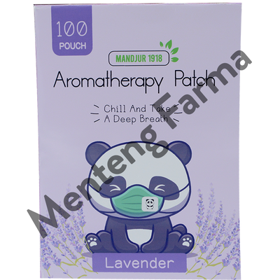 Mandjur 1918 Aromatherapy Patch Lavender Sachet (12 Patch) - Menteng Farma