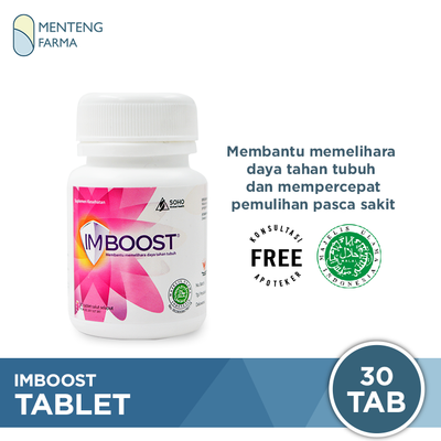 Imboost 30 Tablet - Vitamin Penambah Sistem Imun - Menteng Farma