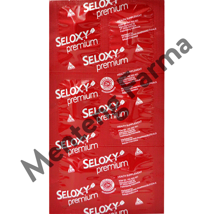 Seloxy Premium Dus Isi 5 Strip - Vitamin Kulit Anti Aging Anti Wrinkle - Menteng Farma