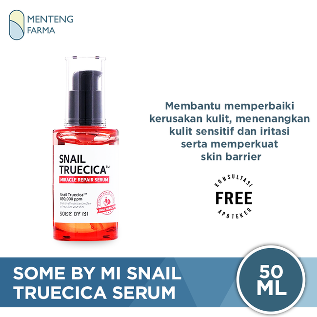 SOME BY MI Snail Truecica Miracle Repair Serum 50 mL - Serum Pelembap - Menteng Farma