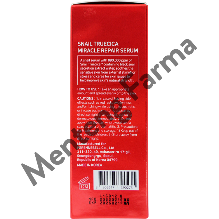 SOME BY MI Snail Truecica Miracle Repair Serum 50 mL - Serum Pelembap - Menteng Farma