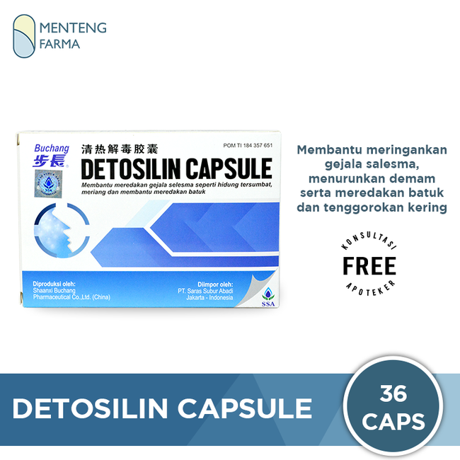 Detosilin Capsule - Menteng Farma