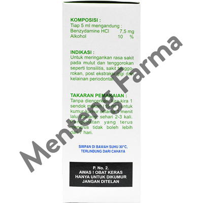 Tantum Verde Oral Rinse 120 mL - Obat Kumur Mulut dan Tenggorokan - Menteng Farma