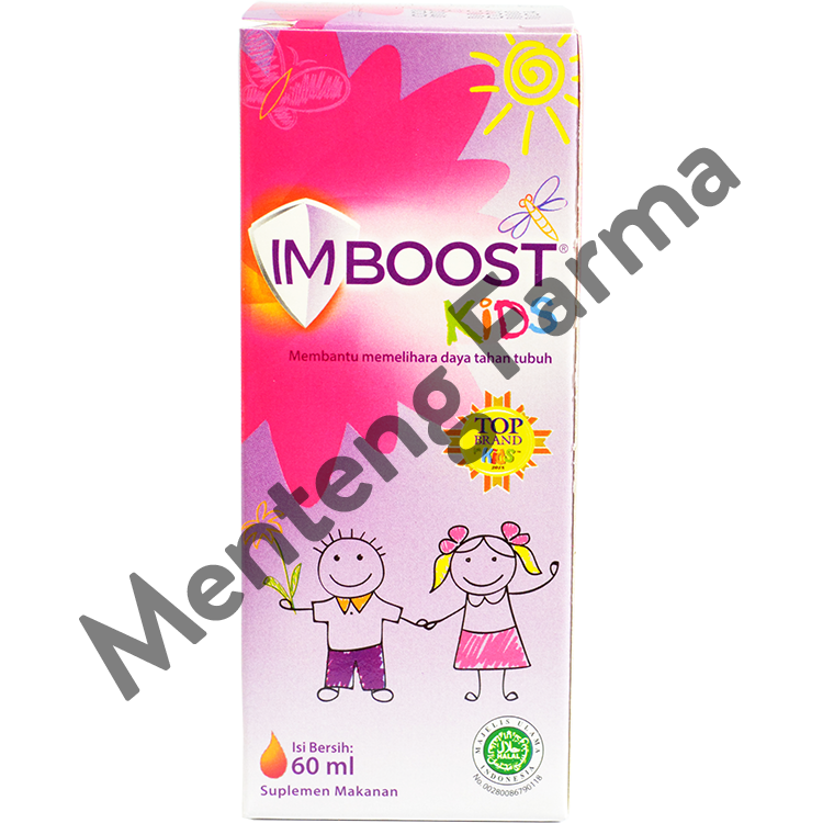 Imboost Kids Syrup 60 ML - Suplemen Penambah Daya Tahan Tubuh Anak - Menteng Farma