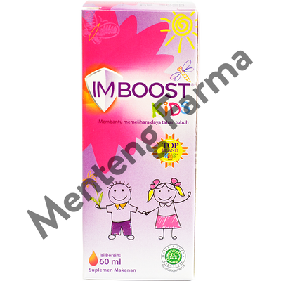 Imboost Kids Syrup 60 ML - Suplemen Penambah Daya Tahan Tubuh Anak - Menteng Farma