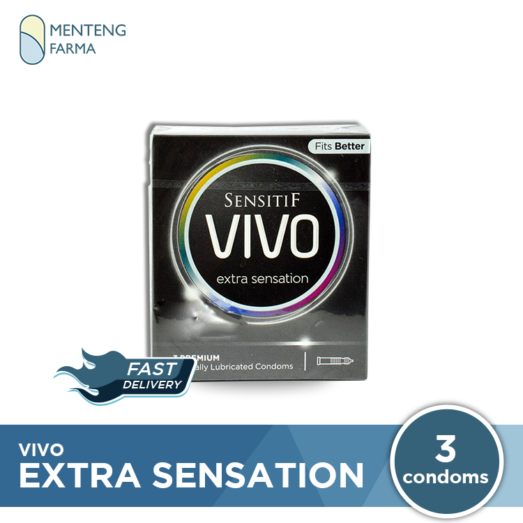 Kondom Vivo Extra Sensation - Menteng Farma