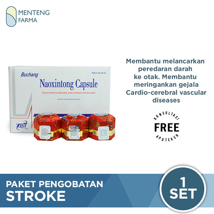 Paket Pengobatan Stroke - Obat Khusus Terapi Stroke - Menteng Farma