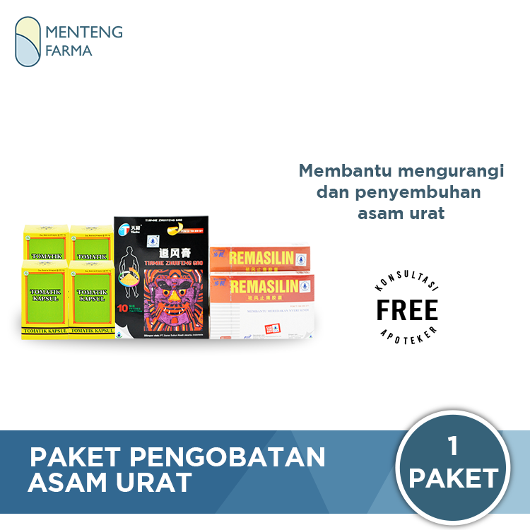 Paket Pengobatan Asam Urat - Menteng Farma