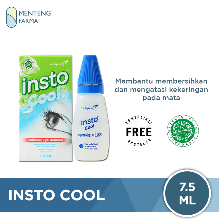 Insto Cool - Obat Tetes Mata Kering - Menteng Farma