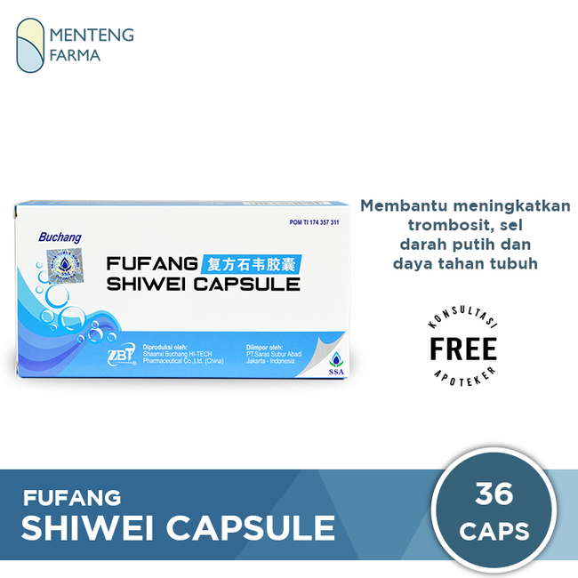 Fufang Shiwei Capsule - Obat Herbal Infeksi Saluran Kemih - Menteng Farma