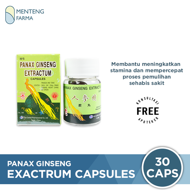 Panax Ginseng Extractum Capsules (Pine Brand) - Menteng Farma