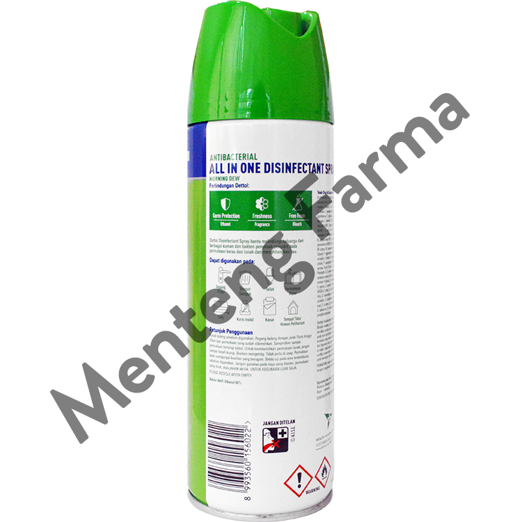 Dettol Disinfectant Spray Morning Dew 450 ML - Menteng Farma