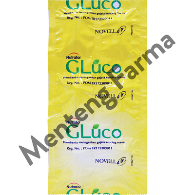 Nutrafor GLUCO 30 Kapsul - Suplemen Diabetes / Kencing Manis - Menteng Farma