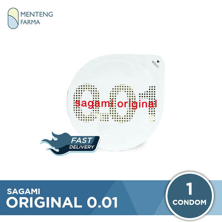 Kondom Sagami Original 0.01 Isi 1 Pcs - Menteng Farma