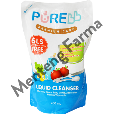 Pure Baby Combo Liquid Cleanser 450 mL - Pembersih Perlengkapan Bayi - Menteng Farma