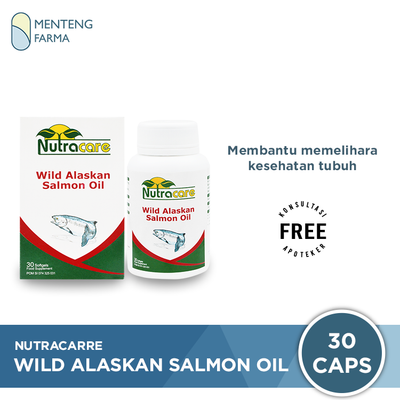 Nutracare Wild Alaskan Salmon Oil - Minyak Salmon Alaska untuk Kesehatan Tubuh - Menteng Farma