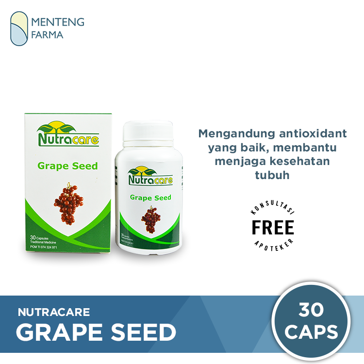 Nutracare Grape Seed - Suplemen Kesehatan Jantung - Menteng Farma