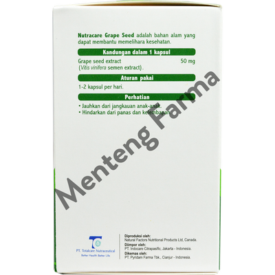 Nutracare Grape Seed - Suplemen Kesehatan Jantung - Menteng Farma