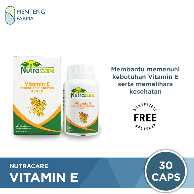 Nutracare Vitamin E Mixed Tocopherols - Menteng Farma